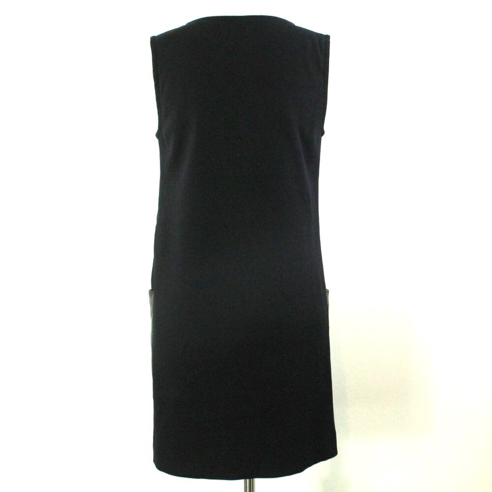 Sandro Black Lamb Leather Front Patch Pocket Slee… - image 5